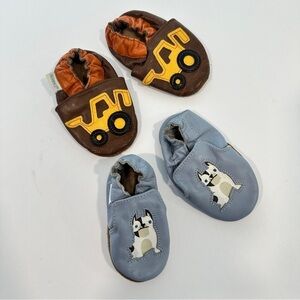 ROBEEZ 2 pair of Baby Slippers